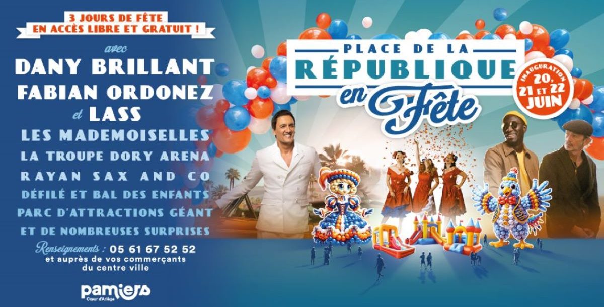 Place de la république en fête